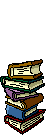 Books falling